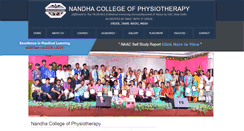 Desktop Screenshot of nandhaphysio.org